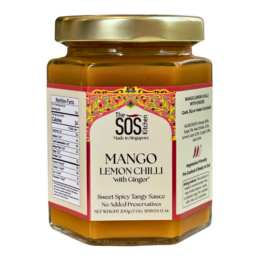 Mango Lemon Chilli Sauce with Ginger